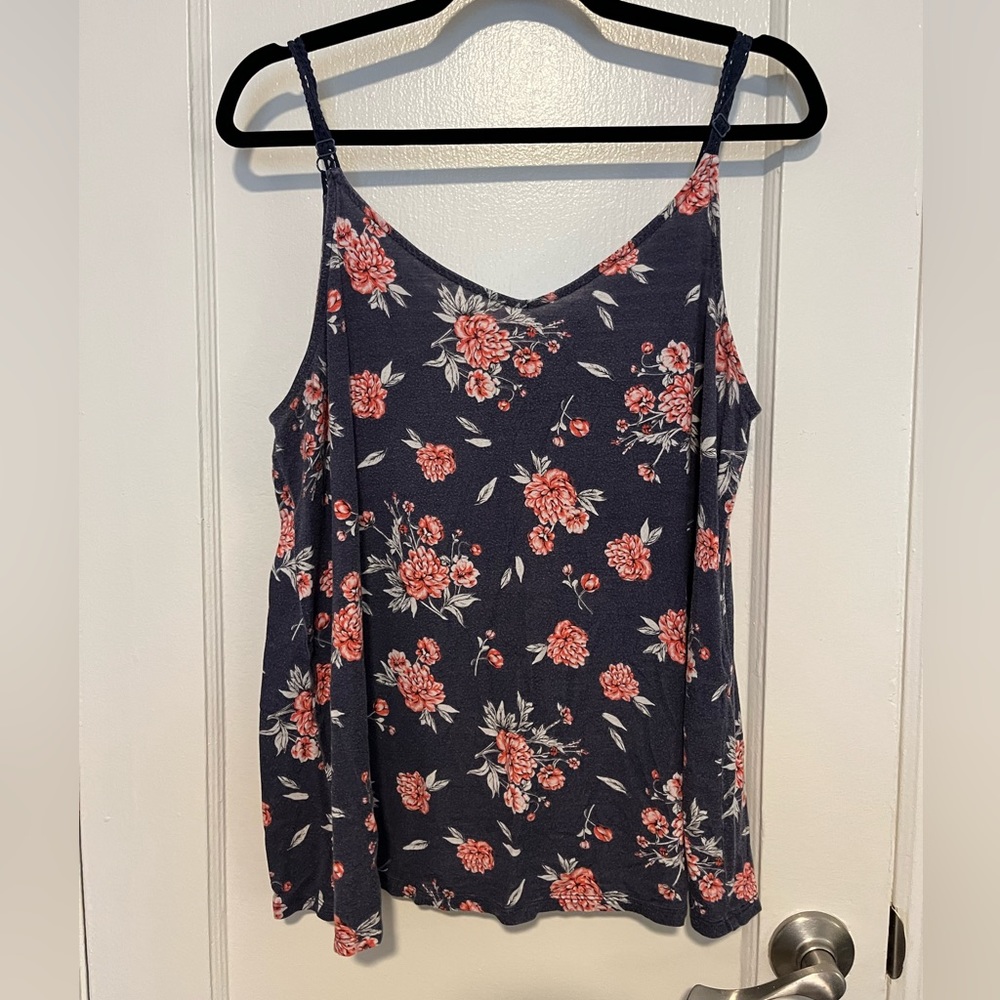 Torrid Blue Floral Tank